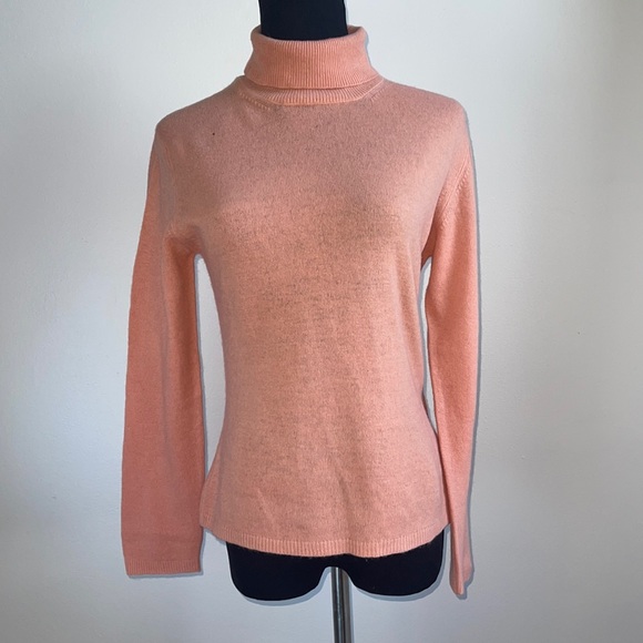 Pashmina Peach Color Turtleneck 